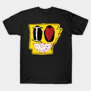 I Love Arkansas Smiling Happy Face T-Shirt